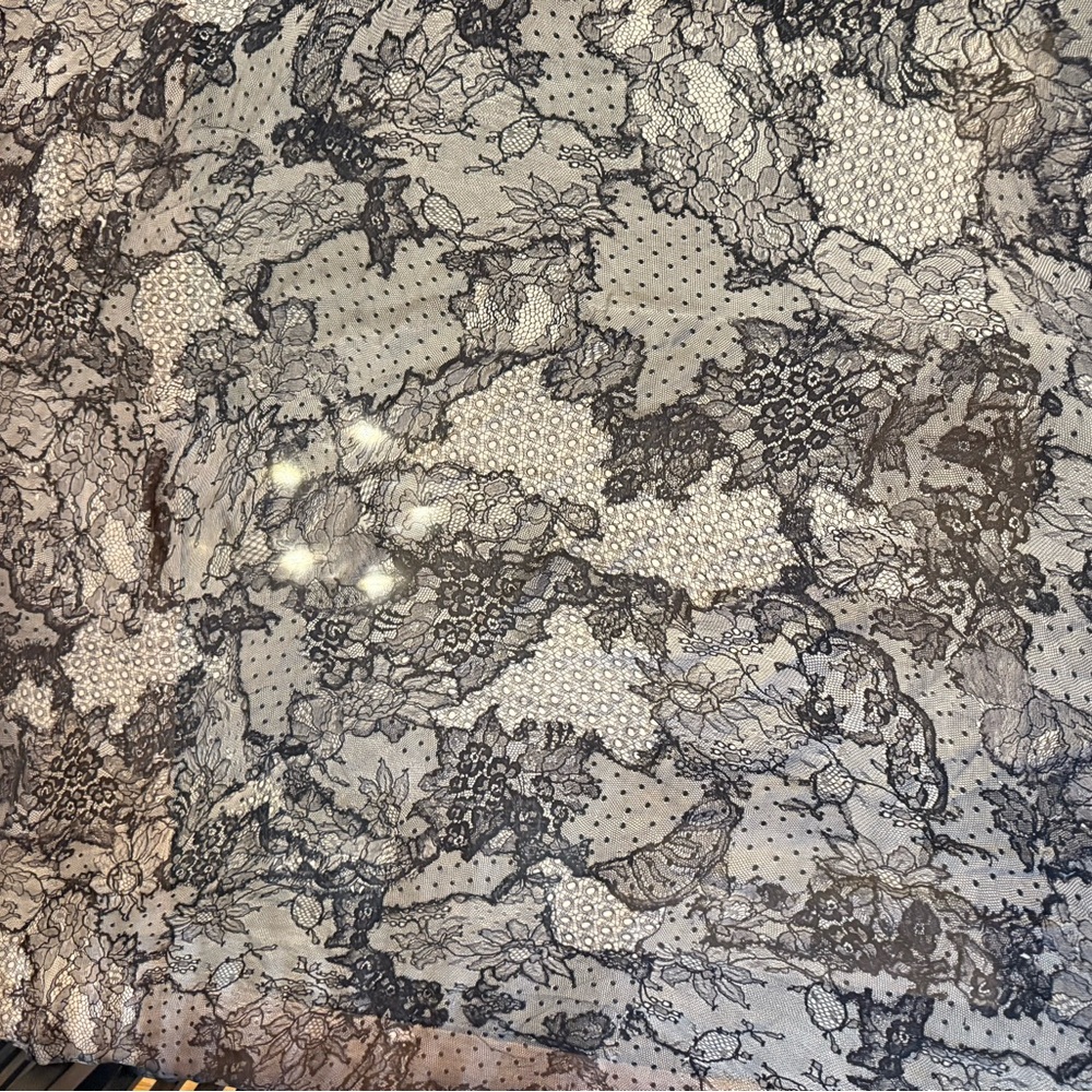 Valentino Floral Lace Scarf